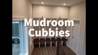 Building Cubbies for Our Mudroom