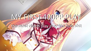 (FIRST 400PP PLAY WHAT) Towa naru Kizuna to Omoi no Kiseki [Miracle] 426pp 99.82% FC | osu!catch