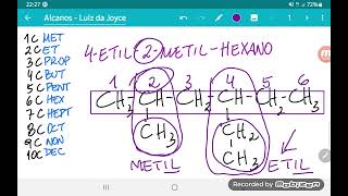Nomenclatura e estrutura de hidrocarbonetos