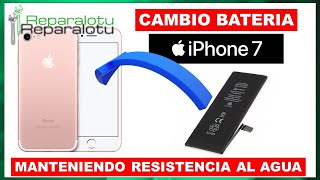 Cambio batería APPLE IPHONE 7 manteniendo su resistencia al agua.