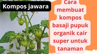 kompos jawara!!cara membuat kompos basaji pupuk organik basah super