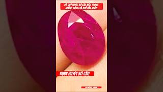 ĐÁ QUÝ HUYẾT BỒ CÂU là trong những dòng đá quý #ruby giá đắt nhất//:#phongthuy #lamdep #topaz //