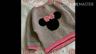 roupas da minnie em crochê