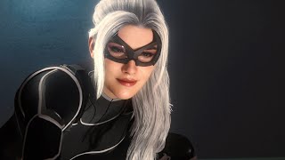 Black Cat Surprises Spider-Man | Video Game Movie Clip | 4K PS5 Spider-Man Remastered (2020)