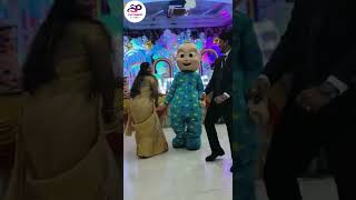 J.J Mascot 👶🏻 & Chandra 🤩 Dance 💃 🥳 Cocomelon Theme Decor 🍉👶🏻👱🏻‍♀️🥳@sp.event.management22 #birthday