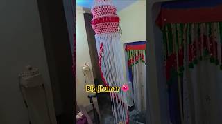 Macrame big jhumar 🌺#macrame #diy #sunainamacrameartandcraftwork