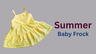 Summer Baby Frock | Cutting and Stitching Summer Baby Frock in Nepali