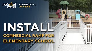 Commercial Ramp Installed At Elementary School | National Ramp