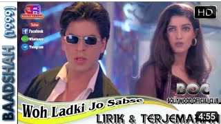 Woh Ladki Jo Sabse Alag Hai_ Video Song || Shah Rukh khan Twinkal khanna || Baadshah 💖