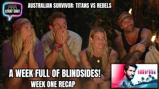 #SurvivorAU - WEEK ONE RECAP - A Week Full of BLINDSIDES! | Strat Chat Podcast