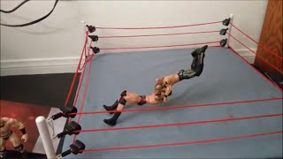 Chris Jericho vs Randy Orton/Swanton Bomb (Stop Motion) Re-upload