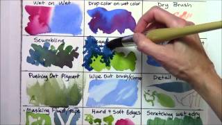 Watercolor Techniques for Beginners REMAKE part 4 of 4