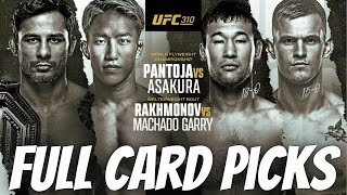 UFC 310 Full Card Predictions