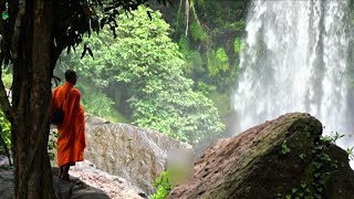 Kulen Mountain, Waterfall, Buddha, Temple, 1000 Lingas, Nationalpark, Siem Reap, Angkor, Cambodia