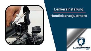 Licornebike Lenkereinstellung / Handlebar adjustment