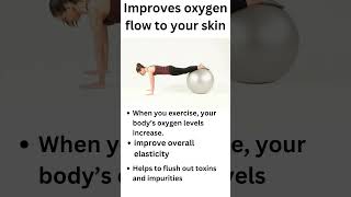 The Connection Between Exercise and Skin Health | #ytshorts #workout #skincare