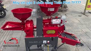 Giới thiệu máy xát gạo và nghiền cám TF777 dùng cho gia đình tiện dụng | LH 0964293261