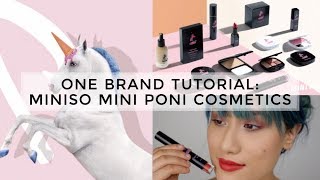 One brand tutorial: Miniso Mini Poni Cosmetics + [CLOSED] GIVEAWAY (in description)