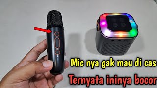 TERNYATA INI PENYEBAB MIC SPEAKER BLUETOOTH Y1 TIDAK BISA DI CAS, GAK MAU NYALA #speakerbluetooth