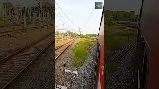 TPJ-MS Pallavan Express leaving Trichy | TPJ | WAP-7