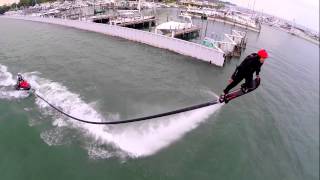 Hoverboarding at the Grosse Pointe Yacht Club