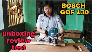 Router BOSCH GOF130 , unboxing , review , test