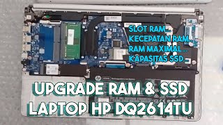 Cara Upgrade RAM & SSD HP DQ2614TU