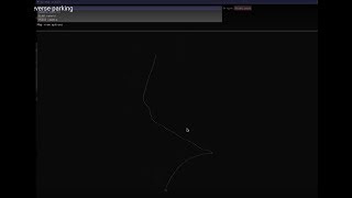 KudanSLAM: Reverse parking (trajectory and map)