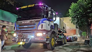 Scania P380 Sunan Group - Goldhofer Multiaxle THP-SL