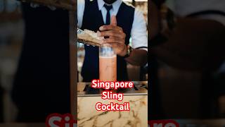 Singapore sling recipe #cocktailshort #srilanka #bartender #asianfood #cocktail #alchohol #සිංහල