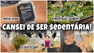 ENTREI NA ACADEMIA 🏋🏻‍♀️+ COMPRAS DE MERCADO PARA NOVA *DIETA* 🛒 | Por @ClickdaJu