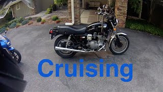 Cruising on a 1979 GS 850