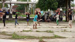 latihan solah barongan di pasar seni gabusan