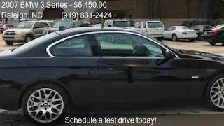 2007 BMW 3 Series 328xi AWD 2dr Coupe for sale in Raleigh, N