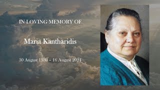 Maria Kantharidis Funeral Service (27/08/2024)