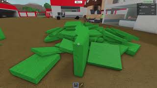 Building a Creeper in Lumber Tycoon 2 Timelapse