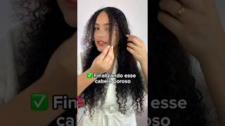 ☑️Como finalizo a parte porosa do cabelo pra ter mais definição e day after!