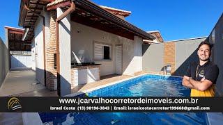 **R$499MIL** SE ENCANTE COM ESSA CASA 03 DORM, 400MTS DO MAR COM PISCINA E CHURRASQUEIRA EM ITANHAÉM