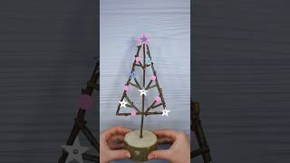 Новорічний декор своїми руками 🎆 Ялинка з гілочок 🎄 DIY Christmas Decor #shorts #christmascrafts