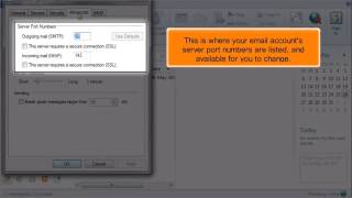 Configuring an IMAP email account with SSL in Windows Live Mail