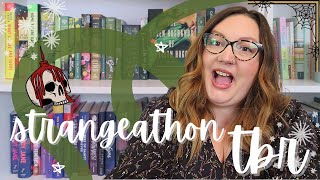 STRANGEATHON TBR | STACKS OF STRANGE READATHON