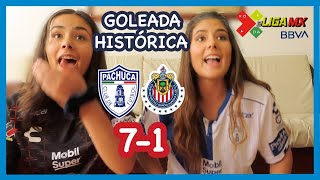 PACHUCA GOLEA A LAS CHIVAS 7-1!..REACCIONES DEL PARTIDO