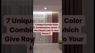 Curtain Color Combination #homedecor #homeinterior #interior