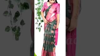 How to drape Cotton silk saree