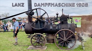 Lanz Dampfmaschine von 1908 in Aktion (in  4K)