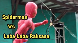 SPIDERMAN DAN POWER RANGERS VS LABA LABA RAKSASA