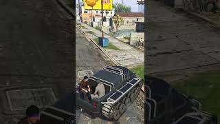 FRANKLIN TAKES DOWN ENEMY WITH 2 GUARDS ON ARMORED CAR! #gta5 #gaming #shorts #videogame #gta #epic