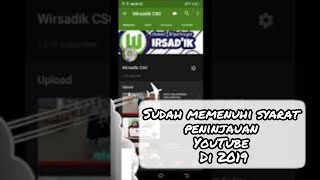 1000 subcrab memenuhi syarat YouTube di 2019