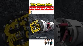 Máy Khoan hầm nặng hàng nghìn tấn #shorts