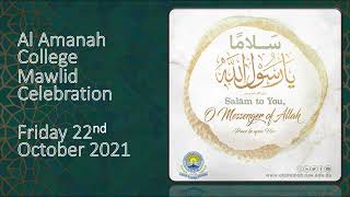 Al Amanah College Mawlid Celebration 2021